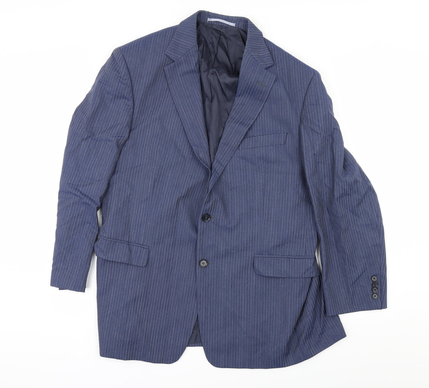REDA Mens Blue   Jacket Suit Jacket Size 42