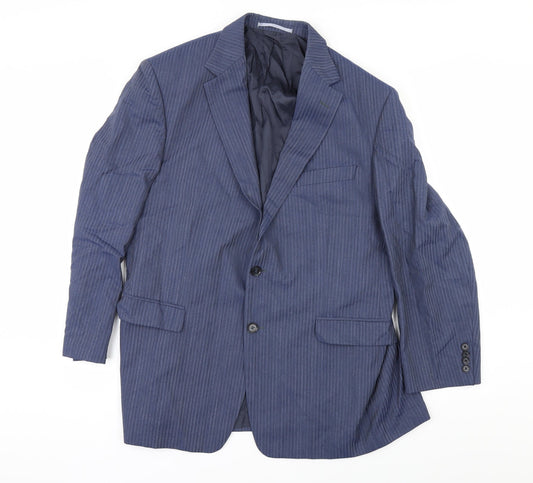 REDA Mens Blue   Jacket Suit Jacket Size 42