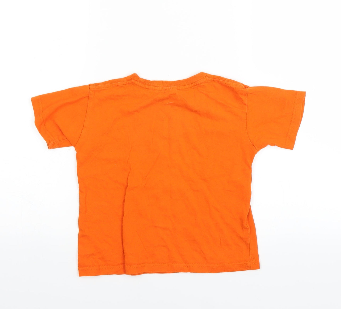 AST Boys Orange   Basic T-Shirt Size 6-7 Years  - Dubai