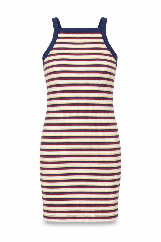 Monki Womens Multicoloured Striped  Bodycon  Size S