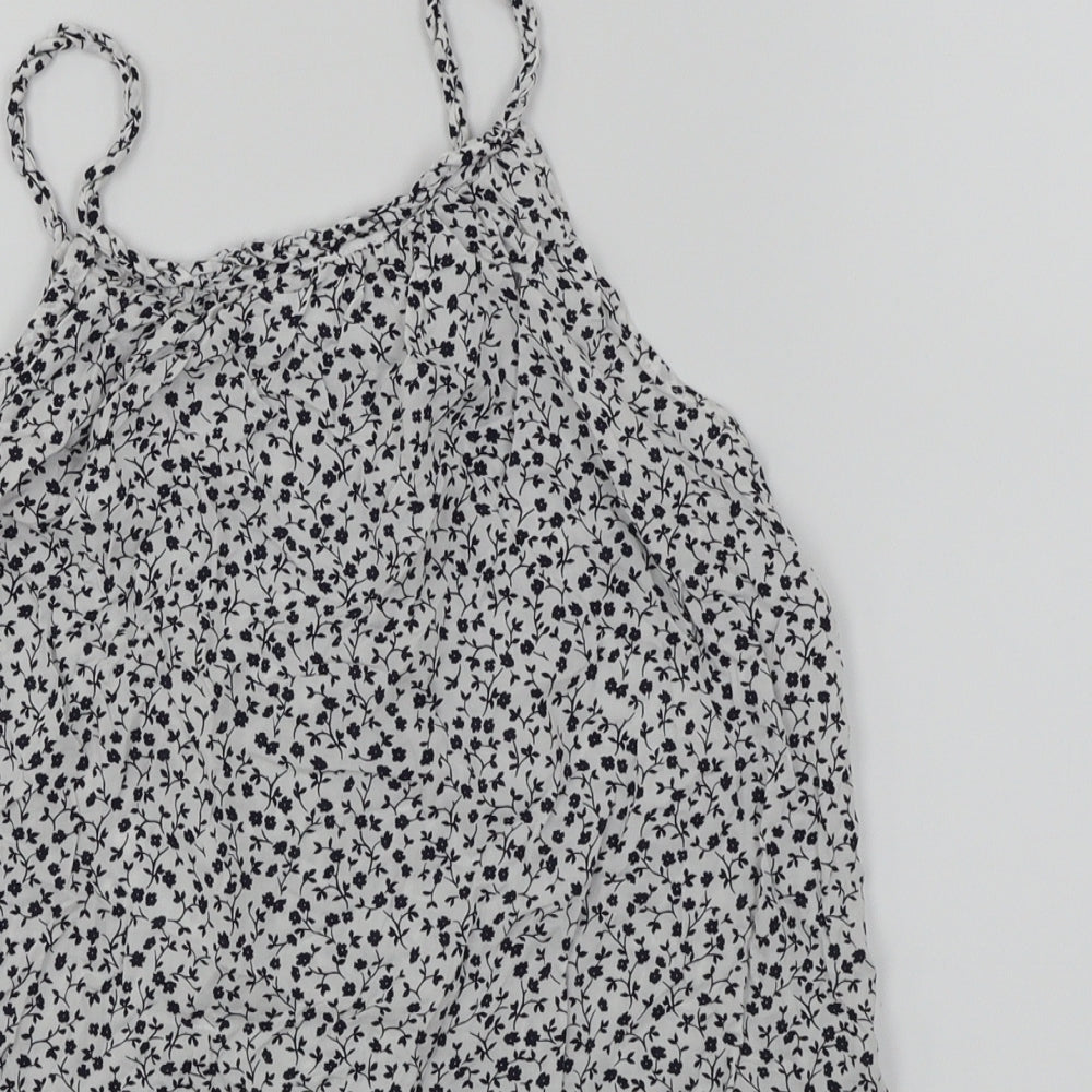 Gap Womens White Floral  Camisole T-Shirt Size XS