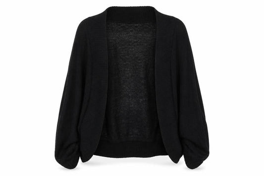 Front view of George women’s black shrug jumper, size UK 10