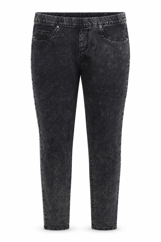 Denim Co. Womens Black  Denim Jegging Jeans Size 12 L29 in
