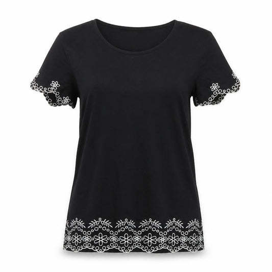 Dorothy Perkins Womens Black   Basic T-Shirt Size 6