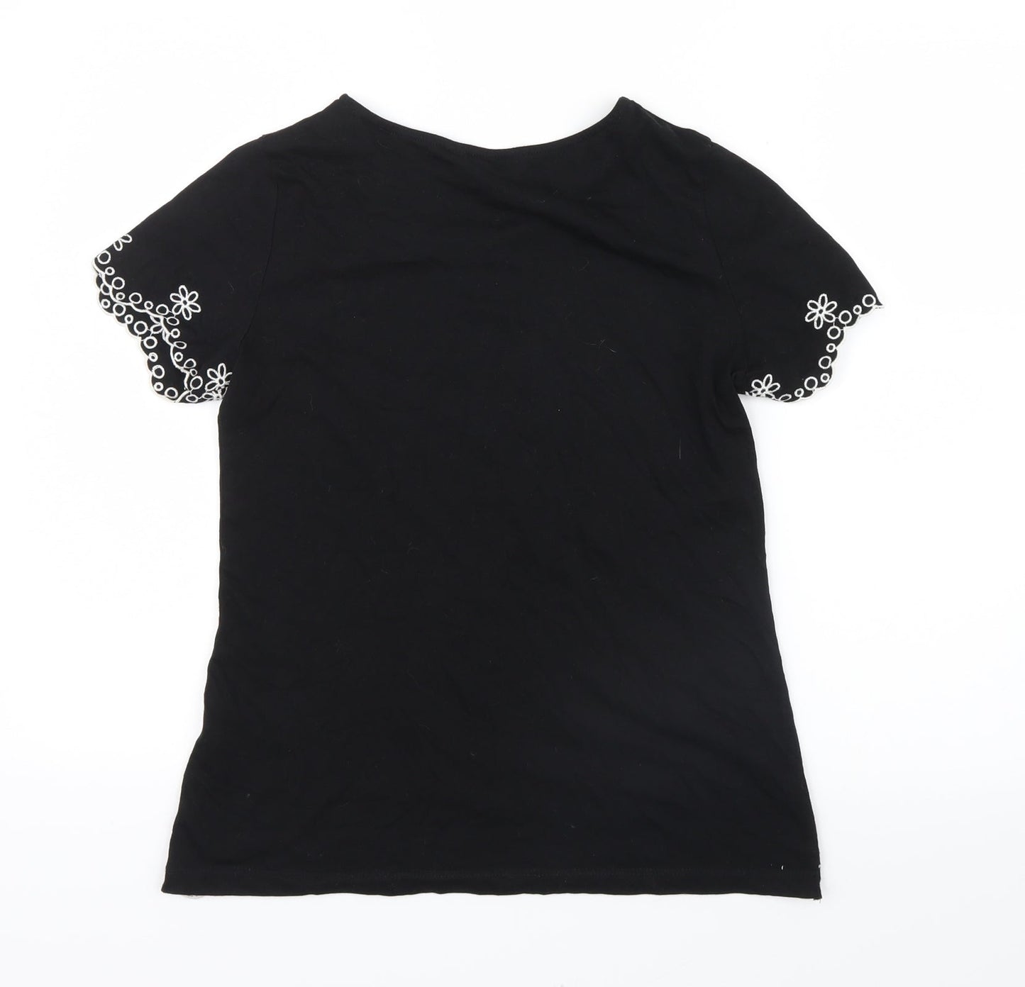 Dorothy Perkins Womens Black   Basic T-Shirt Size 6