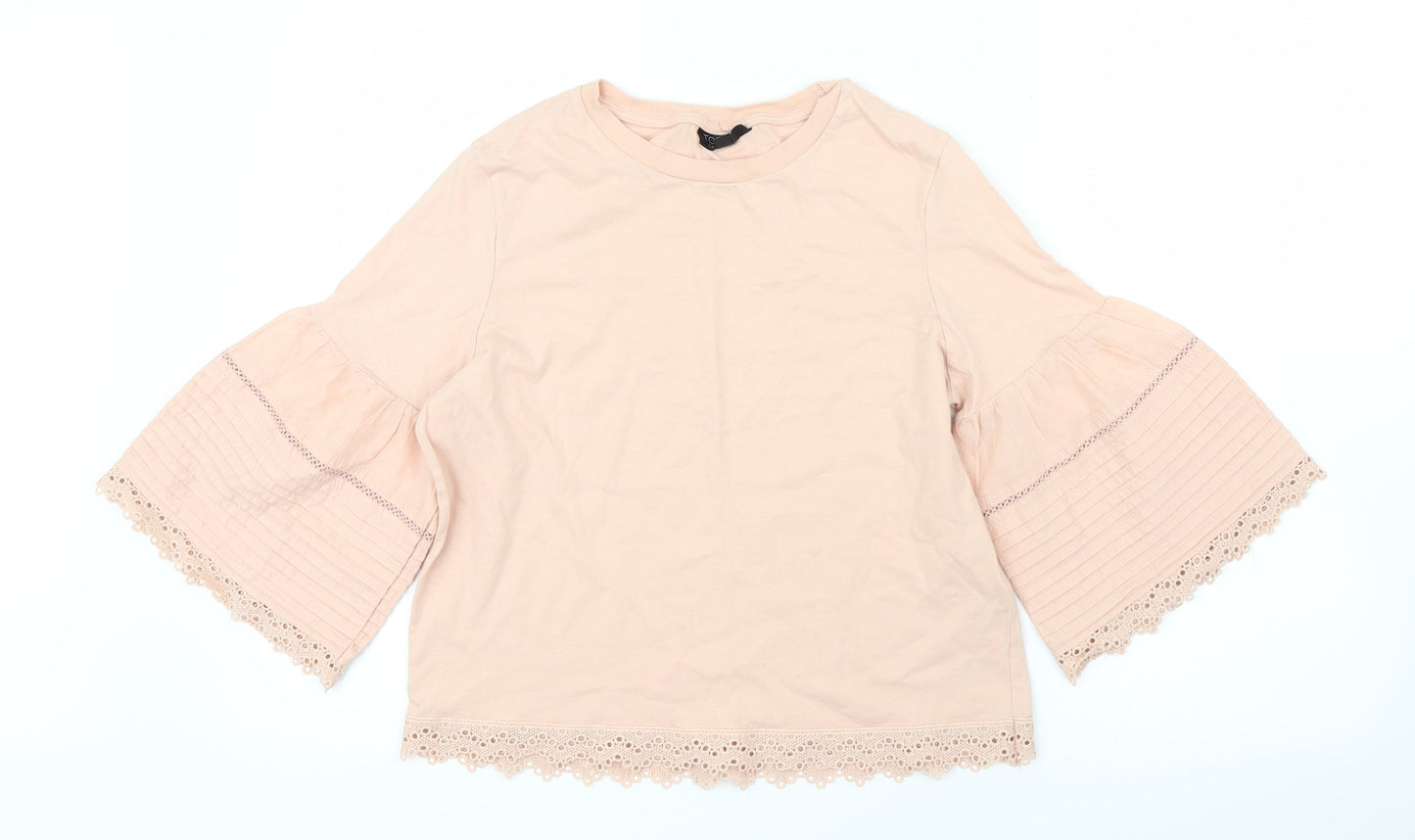 Topshop Womens Pink   Basic Blouse Size 8