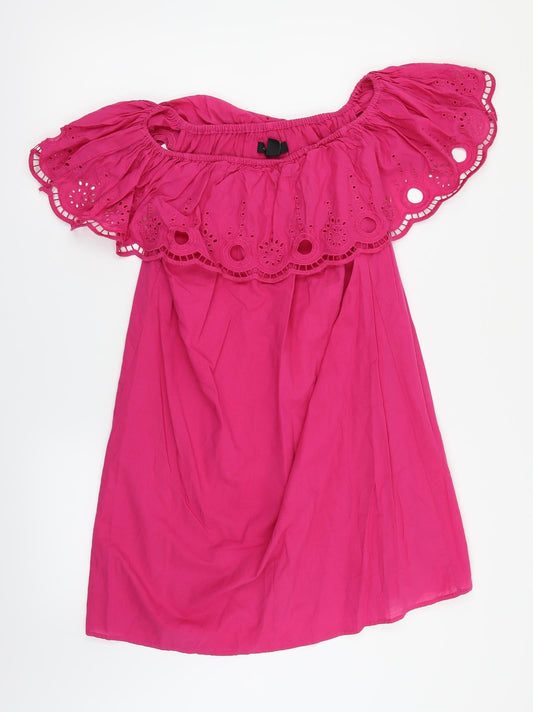 New Look Womens Pink   Basic Blouse Size 10