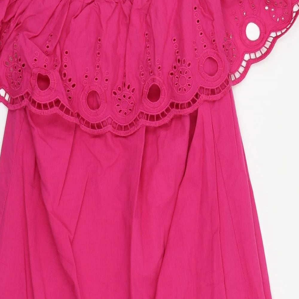New Look Womens Pink   Basic Blouse Size 10