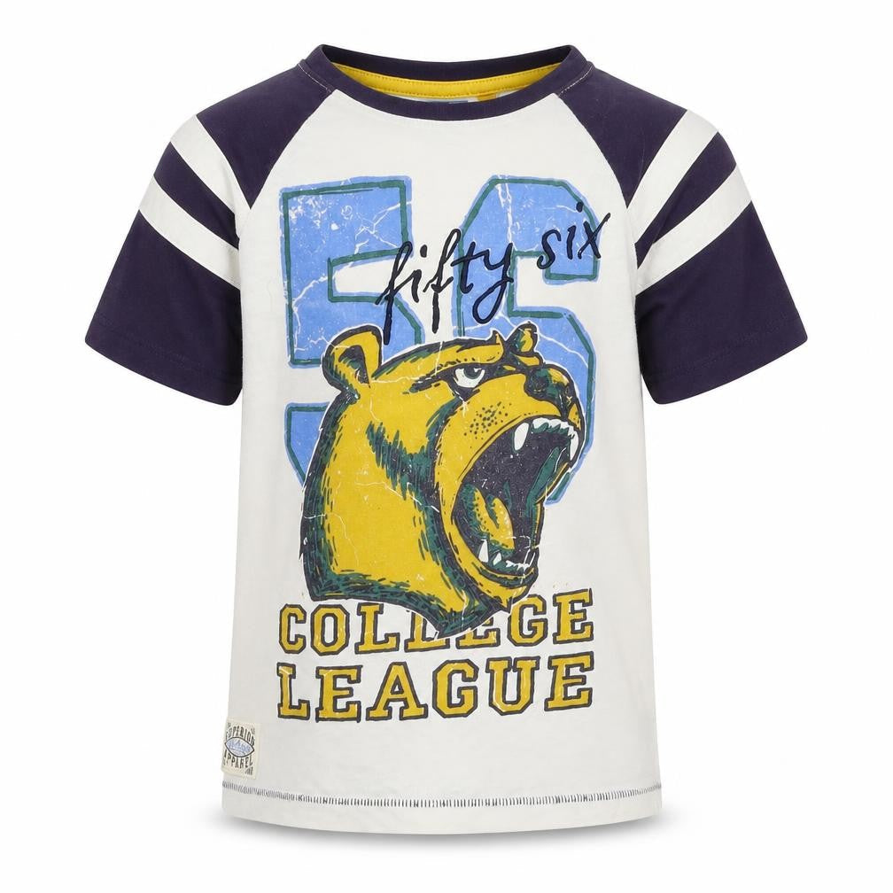 TU Boys White   Basic T-Shirt Size 6 Years