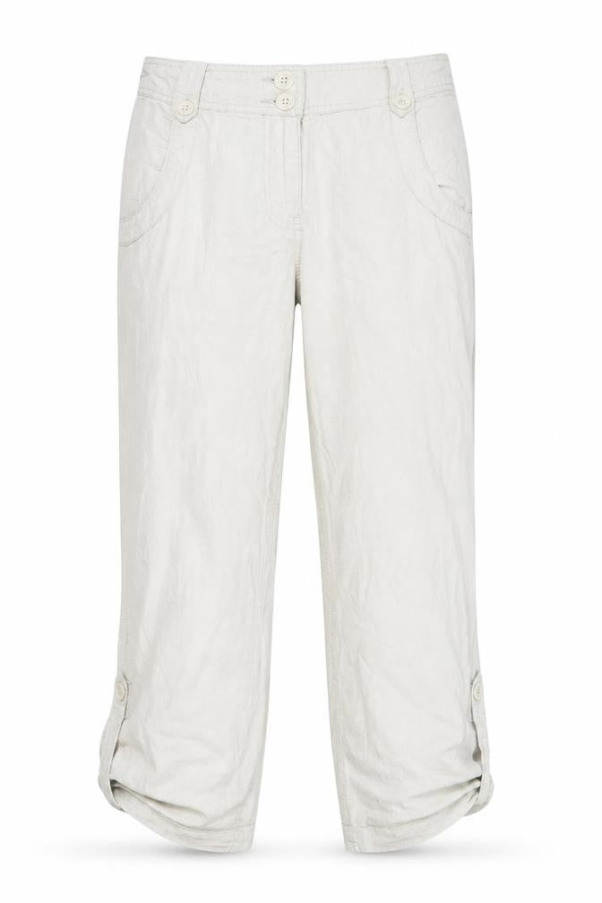 H&M Womens Beige   Chino Trousers Size 40 L25 in