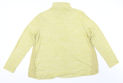 Back view of Next women’s yellow jumper, size UK 18