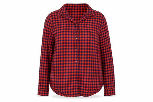H&M Womens Red   Basic Button-Up Size 42