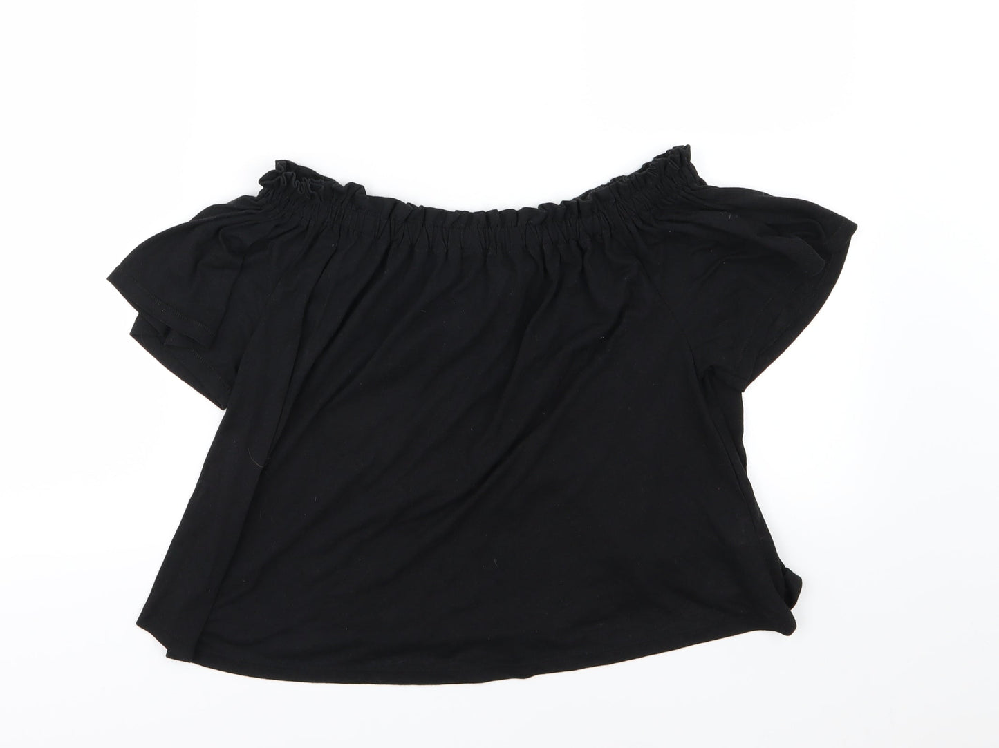 New Look Womens Black  Jersey Basic T-Shirt Size 10