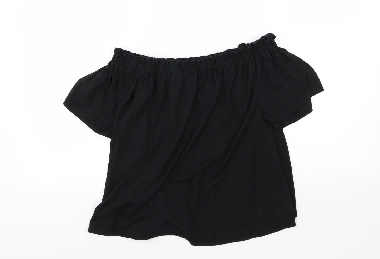New Look Womens Black  Jersey Basic T-Shirt Size 10