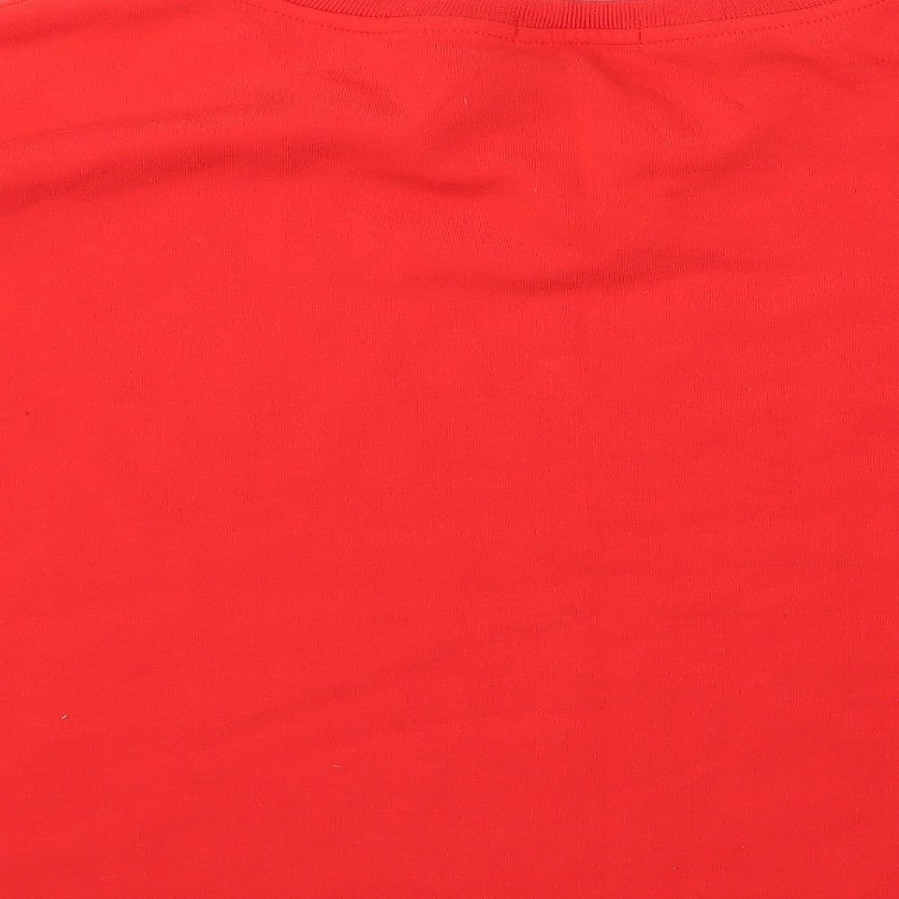 Primark Womens Red  Jersey Pullover Sweatshirt Size XL
