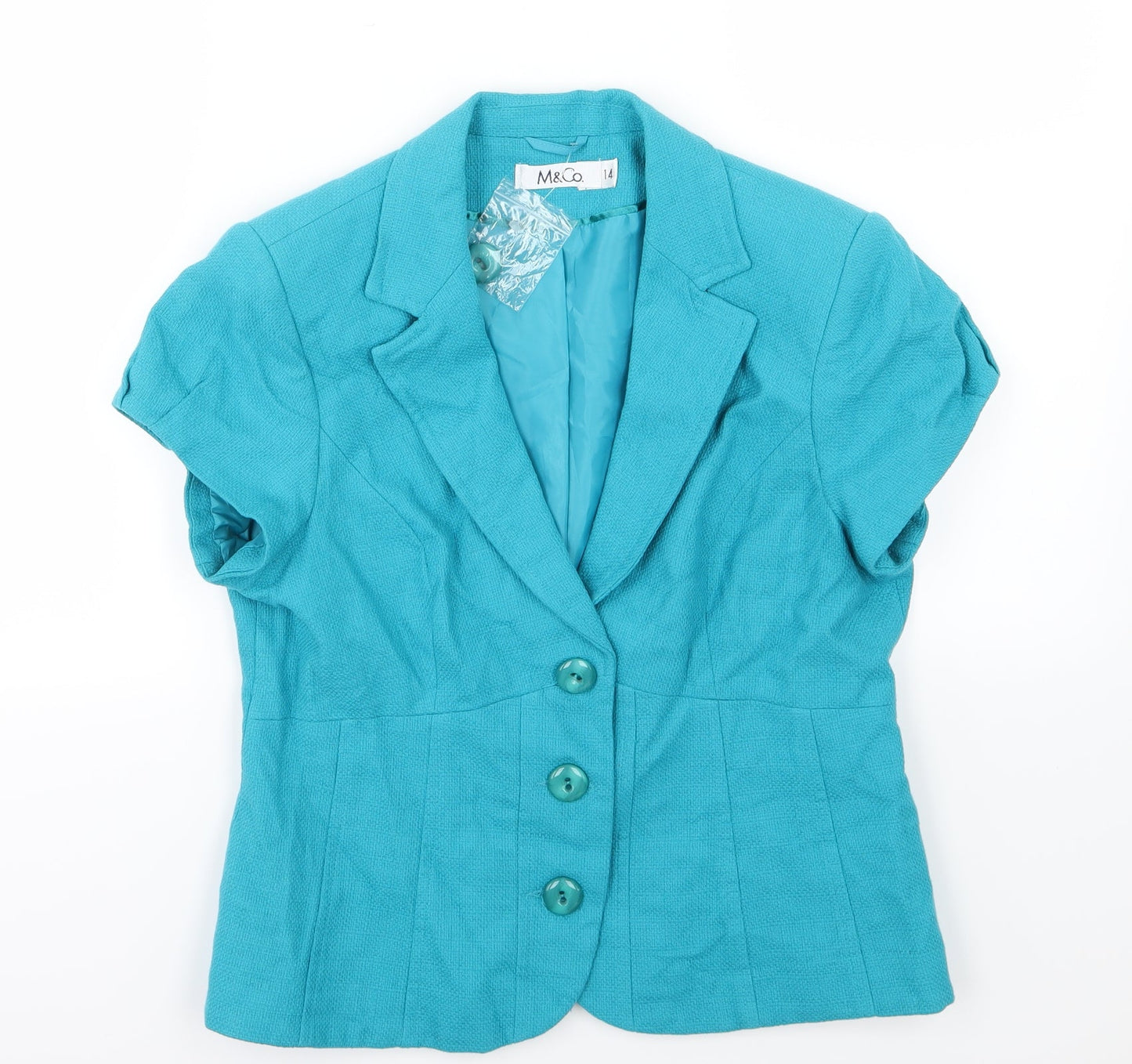 M&Co Womens Blue   Jacket  Size 14