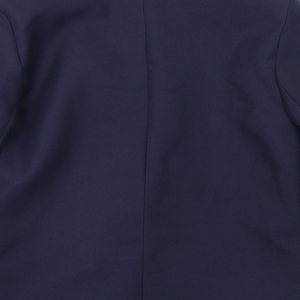 Preworn Womens Blue   Jacket Suit Jacket Size 12
