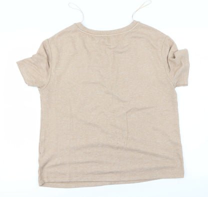 Back view of Marks & Spencer women’s beige jumper, size M