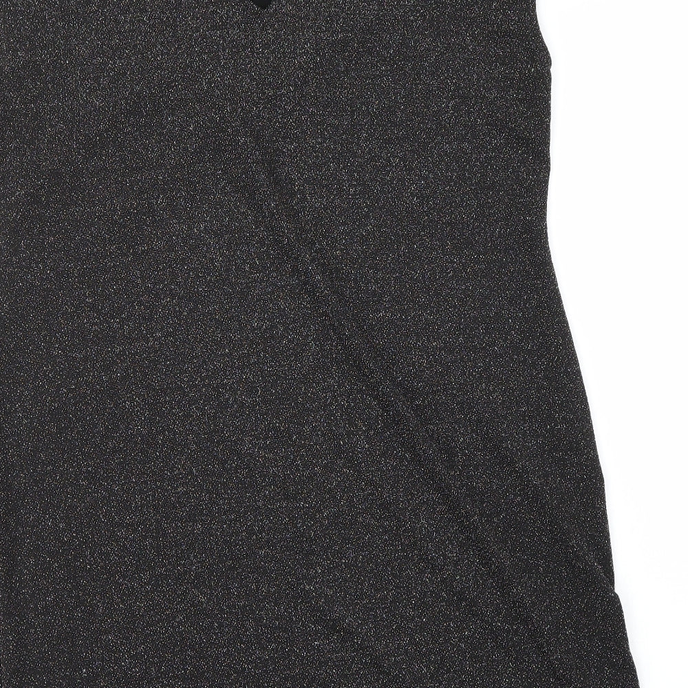 Dorothy Perkins Womens Black   A-Line  Size 14