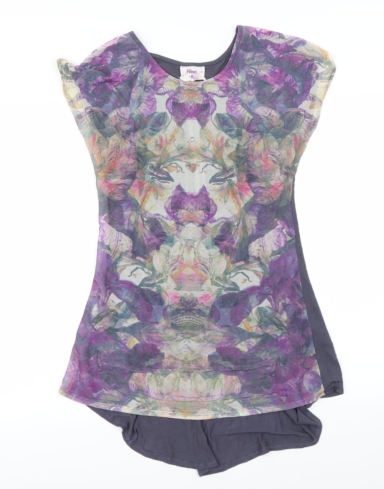 NEXT Womens Grey   Basic T-Shirt Size 8
