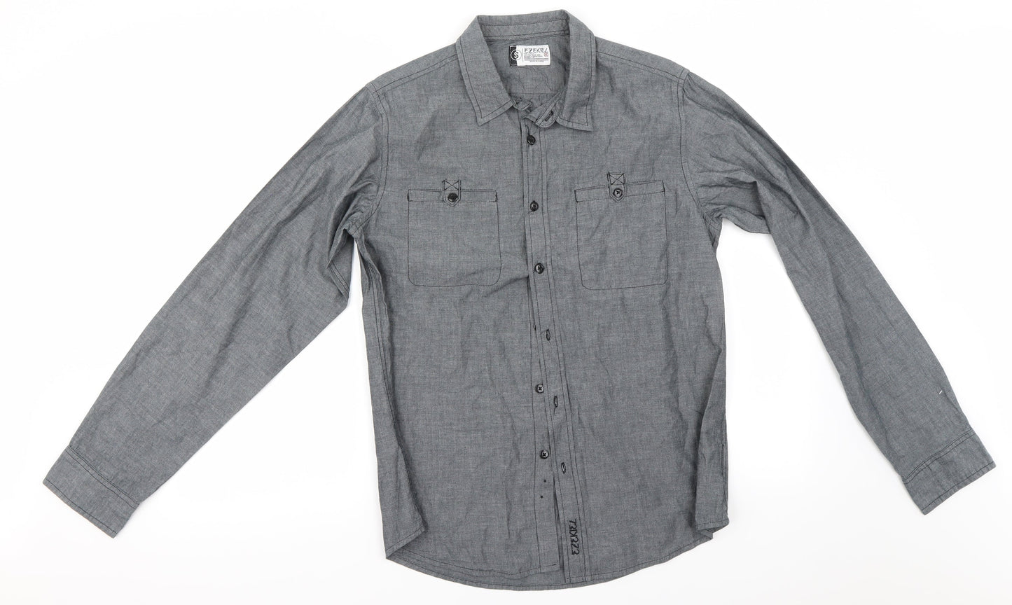 Preworn Mens Grey    Button-Up Size S