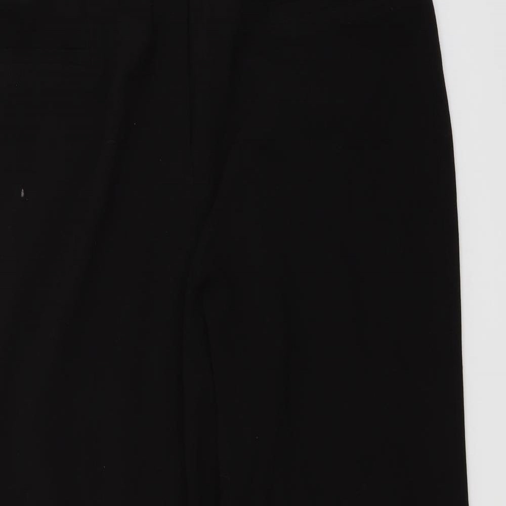 Preworn Womens Black   Trousers  Size 16 L26 in