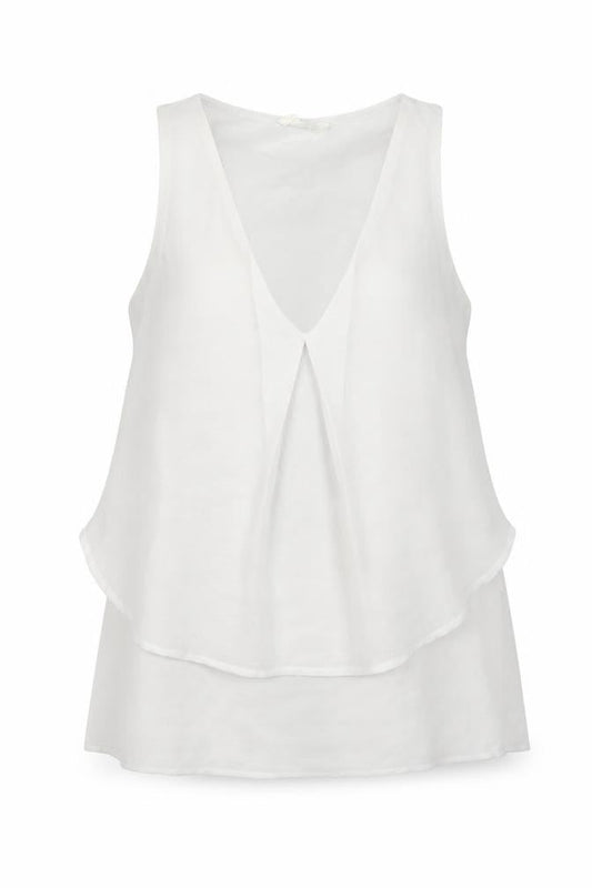 Zara Womens White   Basic Tank Size S