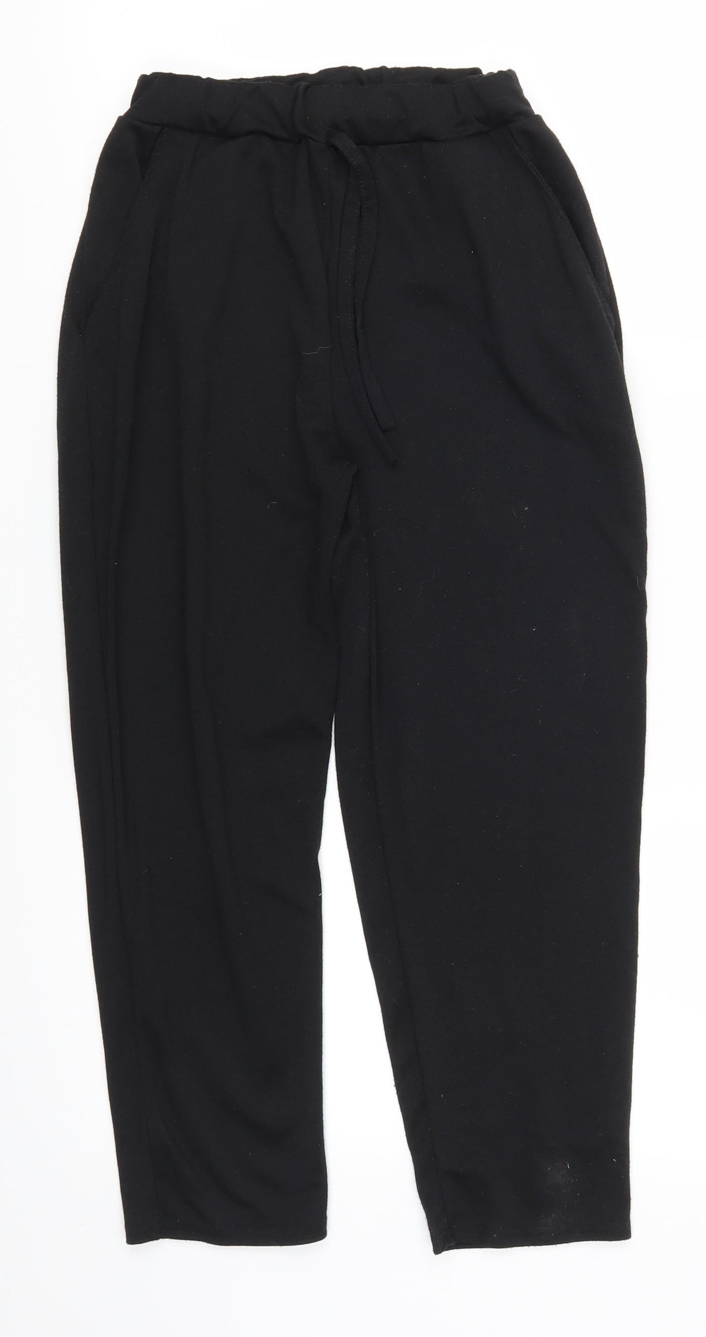 Preworn Womens Black   Sweatpants Trousers Size S L22 in