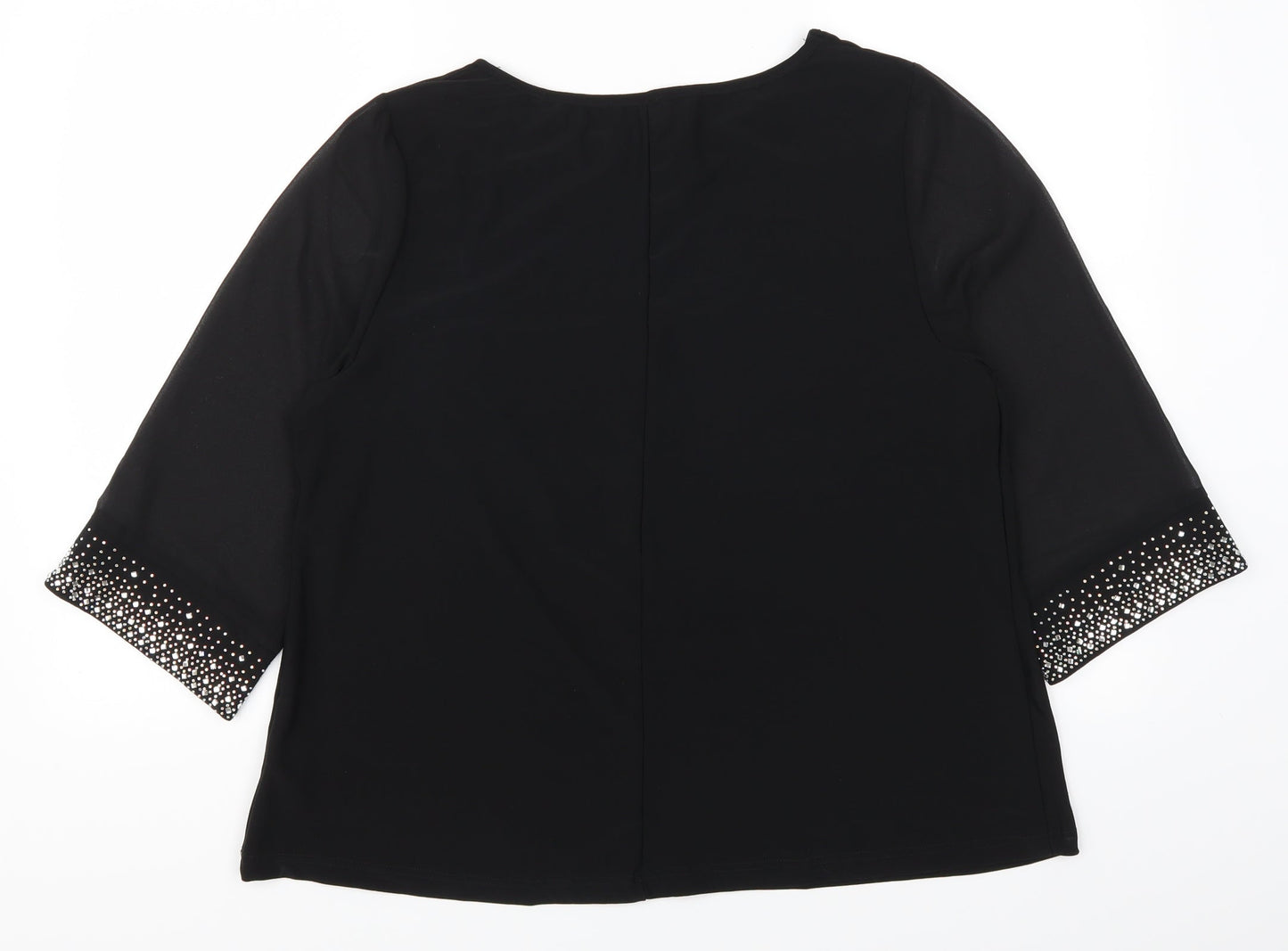 Stella Womens Black   Basic T-Shirt Size 14