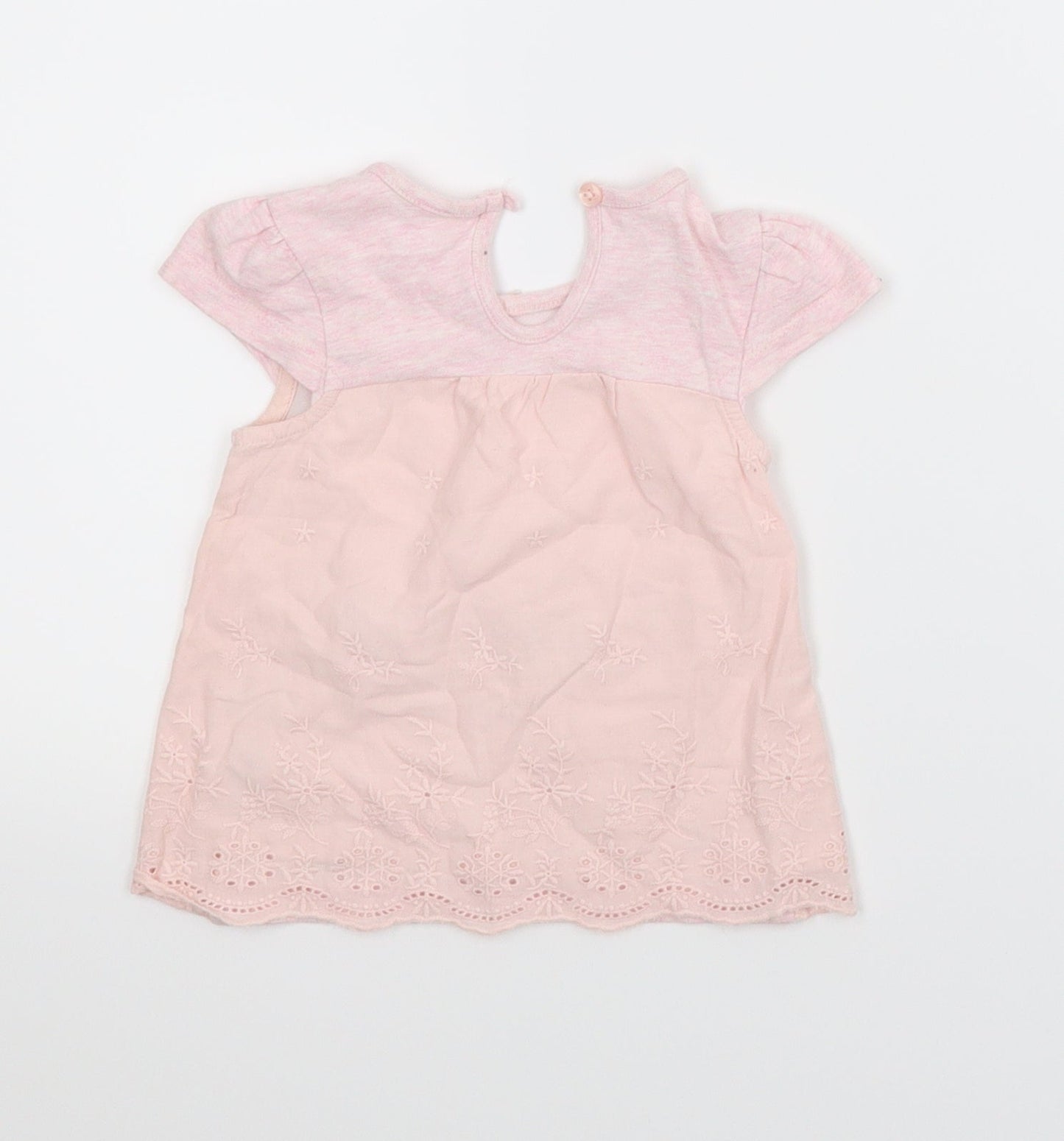 George Girls Pink Animal Print  A-Line  Size 3-6 Months