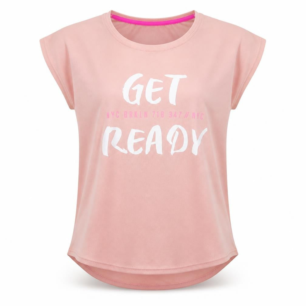 H&M Girls Pink  Jersey Pullover T-Shirt Size 10 Years  - Get Ready