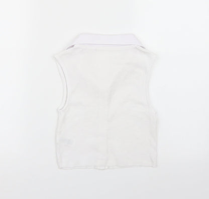 Back view of Primark women’s white basic button-up, size XS