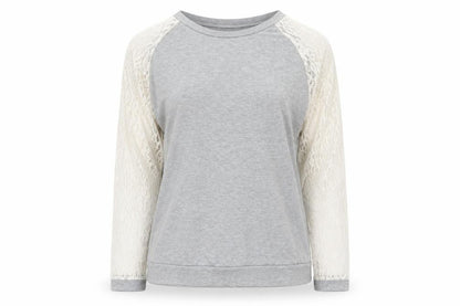 Front view of vague women’s grey basic t-shirt, size XL