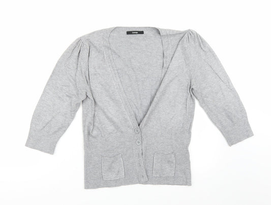 George Womens Grey   Cardigan Jumper Size M