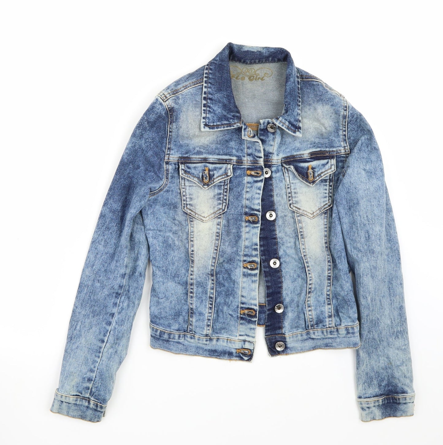 fls girl Womens Blue   Jacket Coat Size 36
