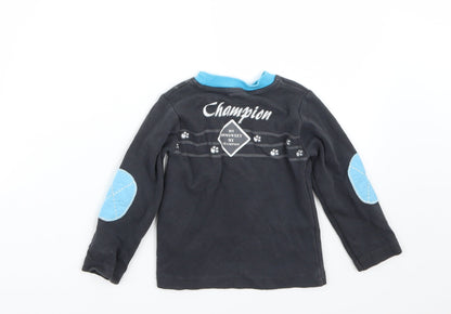 Back view of CEB Baby Grey Basic T-Shirt, size 24, Months