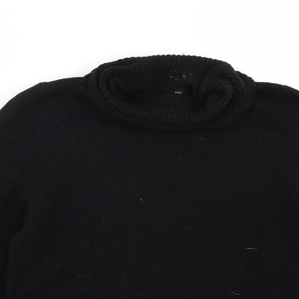 Riverisland Womens Black   Pullover Jumper Size XS