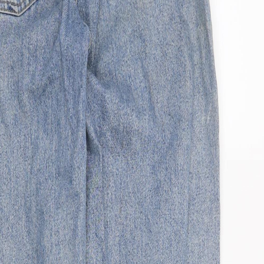 Topshop Womens Black   Straight Jeans Size 26 in L30 in