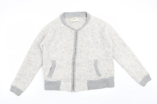 Papaya Womens Grey   Cardigan Jumper Size L