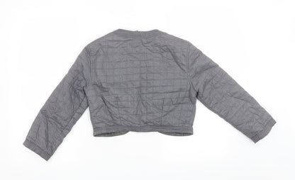 Back view of Vero Moda women’s grey jacket, size UK 6