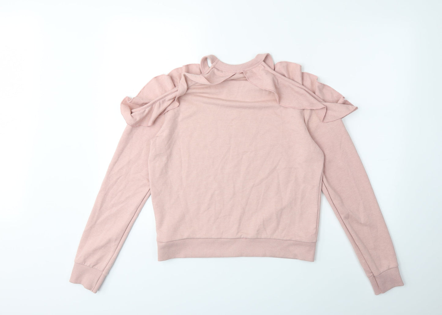 New Look Womens Pink   Pullover Sweatshirt Size 10