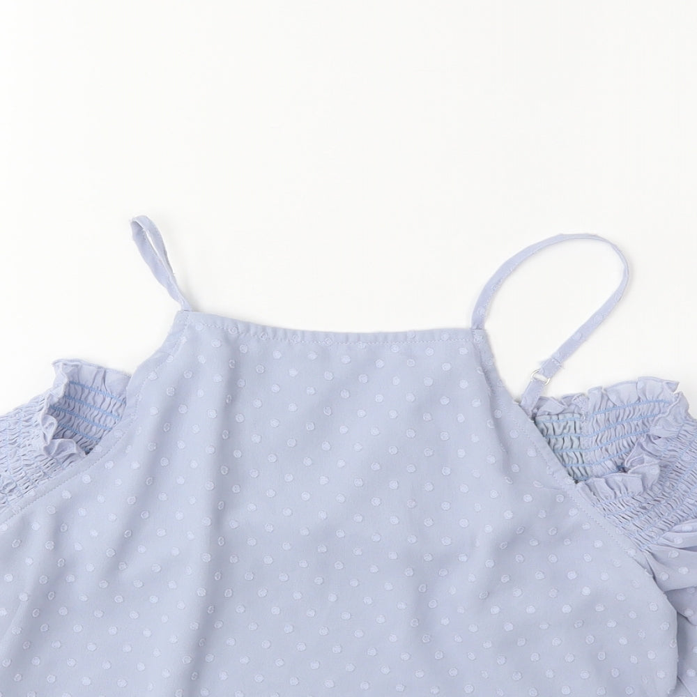 New Look Girls Grey   Basic Blouse Size 12 Years