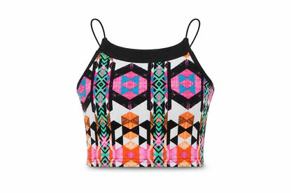 Front view of Parisian Signature women’s pink basic tank, size S