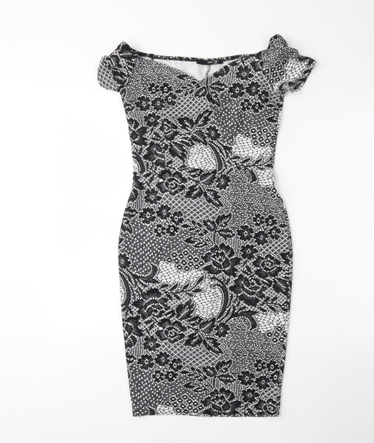 Preworn Womens Grey   Bodycon  Size S