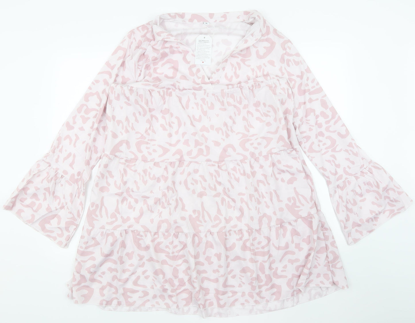 BM Womens Pink   Basic Blouse Size XL