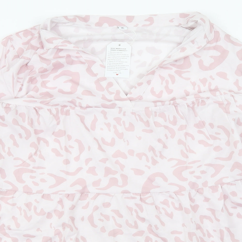 BM Womens Pink   Basic Blouse Size XL