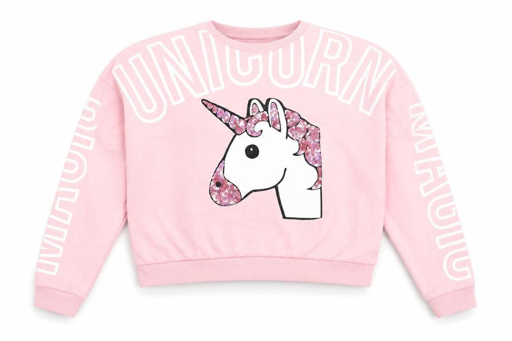 Primark Girls Pink   Pullover Sweatshirt Size 10-11 Years