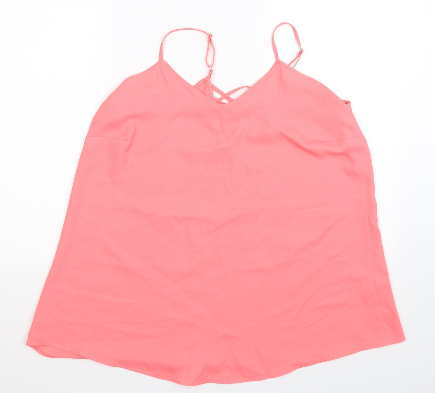 Yours Womens Pink   Basic Tank Size 16
