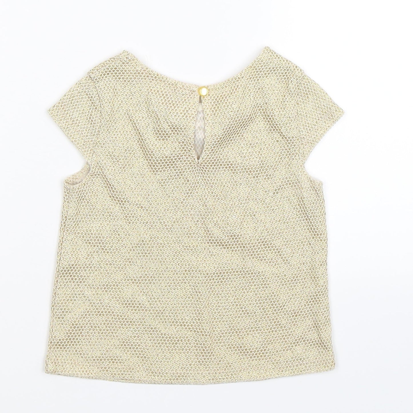 FG4 Girls Gold   Basic T-Shirt Size 2-3 Years