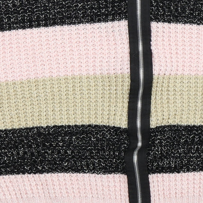 Brand and care label for Next women’s multicoloured knit jumper, size M, - oversized